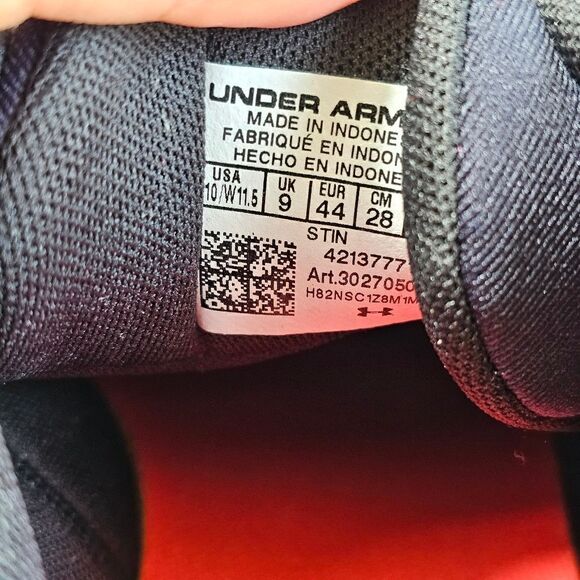 Under Armour Curry 2 Low Flotro Davidson PE Unreleased Shoes Men's 10 Black Red - Picture 15 of 16